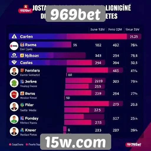 Estatísticas de jogadores ativos no 969bet