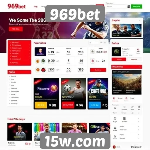 Interface e usabilidade do site 969bet